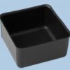 ESD drawer insert, black, (L x W x D) 40 x 40 x 20 mm, C-196 934