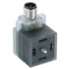 Adapter złącza zaworowego DIN EN 175301-803 typ A ze złączem M12 męskim ze wskaźnikiem LED VAD 1A-1-3-M12-5