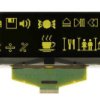 Wyświetlacz OLED 5.5cal Żółty macierz pasywna 256 x 64pikseli Display Visions COB SPI Brak