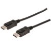 Kabel Połączeniowy Displayport 1.2 Typ Dp/Dp, M/M Czarny 15M Ak-340100-150-S