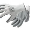 GLAN rękawice ochronne powlekane nitrylem białe/j.szare 9