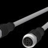 142MLA12010 Sensor cables, M12, 4-pin, plug > coupling, 1 m