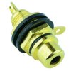 Black Gold Plated RCA Phono Socket