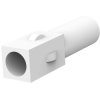 Plug housing, 1 pole, straight, natural, 1-350867-0