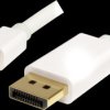 MDP2DPMM1MW Cable Mini DisplayPort auf DP 4k 1 m, white