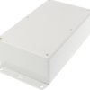 ABS enclosure, (L x W x H) 191 x 110 x 61 mm, light gray (RAL 7035), IP54, 1591EF2SGY