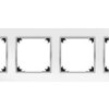 Vestra Ramka Czterokrotna Biały/Chrom 3874-26