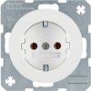 BERKER R.1/R.3 Gniazdo schuko biały połysk 47432089 HAGER