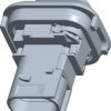 TE Connectivity 1-1703841-1 Obudowa złącza pin żeńskiego na PCB HDSCS, MCP, automotive, piny: 2, 1 szt.