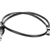 Kabel krosowy patchcord U/UTP kat.5e CCA czarny 0,5m 68643