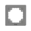 Ramka pośrednia do łączników IP44 szary mat 27DRPH