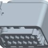 TE Connectivity Obudowa złącza pin żeńskiego na kabel HDSCS, MCP Ilość pinów 12 2-1703639-1 1 szt.