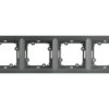 OPAL Ramka poczwórna grafitowa Ra-4 Op GR