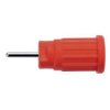 Gniazdo bananowe Żeński Wtyczka PC typ Gniazdo bananowe Czerwony 24A Schutzinger rozmiar 4 mm