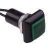 IPC3FAD3 APEM Green Square Momentary NO 12mm Push Button Switch Prewired SPST IP67