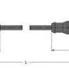 Turck 6627113 Złącze konfekcjonowane czujnika/aktuatora PKW3M-1-RSC4T/TXL, piny: 3, 1 m, 1 szt.
