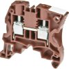 Blok zacisków przelotowych Entrelec poziomy: PojedynczyŚruba ZS4 raster: 5.2mm 32A 1 kV AC