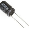 Kondensator 1000μF 25V dc Radialny, Otwór przelotowy RS PRO roztaw: 5mm 10 (Dia.) x 15mm