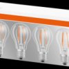 4058075466517 LED lamp BASE E27, 6,5 W, 806 lm, 4000 K, filament, 5 pcs.
