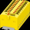 1047423 PTFIX distributor block, 4/18x2.5, yellow