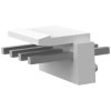 Pin header, 4 pole, pitch 3.96 mm, straight, natural, 1744057-4