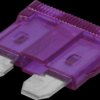 Automotive flat fuse, 3 A, violet