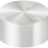 TRU COMPONENTS TC-11613828 Pokrętło z nakładką ze znacznikiem srebrny (Ø x W) 20 mm x 10 mm aluminium, plastik 1 szt.