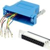 Adapter D-Sub encitech 2112-0141-03 złącze żeńskie D-SUB 25-pin - złącze żeńskie RJ45 8p8c