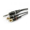 Sommer Cable HBP-6SC2-0600 Jack to 2x RCA Audio Cable Stereo 6.0m Black