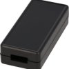 ABS miniature enclosure, (L x W x H) 65 x 30 x 15 mm, black (RAL 9005), IP54, 1551USB3BK