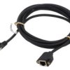 Przedłużacz RJ45 S/FTP 6a linka Cu LSZH czarny 3m 27AWG 65644