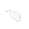 Dicota 2-port GaN Wall Charger (65W) EU Adapter ładowania 65 W biały GaN