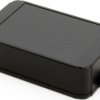 ABS enclosure, (L x W x H) 105 x 65 x 30 mm, black (RAL 9005), IP54, RL6165-FBK