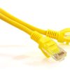 Patchcord skrętka kat. 5e UTP, 0,25m, żółty (GF-PC5EUTP-0.25Y) GETFORT