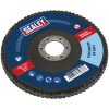 Sealey FD12560 Flap Disc Zirconium Ø125mm Ø22mm Bore 60Grit