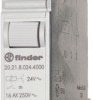 Current-surge relay, 1 Form A (N/O), 24 VAC, 16 A, 250 V, 400 W, 20.21.8.024.4000