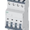 Wyłącznik automatyczny, Typ A, 3P+N, 10A, 440V, 60V, Siemens, 5SY