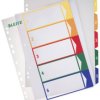 Leitz Rejestr 1-5 DIN A4, Szeroki polipropylen 12910000