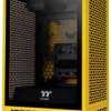 Thermaltake The Tower 200 Mini Tower Obudowa gamingowa żółty z 2 wentylatorami