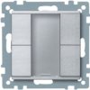 KNX Przycisk natynkowy podwójny plus aluminium System M MTN627660 SCHNEIDER ELECTRIC