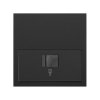 Panel 1-krotny RJ45 czarny mat Simon 100
