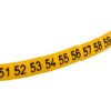 Oznacznik Przewodów Oz-1/51-60 Żółty E04zp-01020201600 /100Szt./