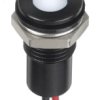Lampka kontrolna do montażu panelowego 24V dc, biała 8mm LED Wyprowadzenia RS PRO