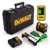 LASER LINIOWY 3-PŁASZCZYZNOWY 10,8V 2,0AH ZIELONY+DETEKTOR DEWALT