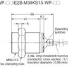 E2B-M30KS15-WP-B1 5M, Czujnik indukcyjny, M30x1.5, PNP NO, sr=15mm przewód o dł. 5m, dł. obudowy 64mm, czoło częściowo zakryte,