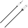 Renkforce RF-3432030 Audio Cable USB-C to 3.5 mm Jack 1.20 m Black Aluminium
