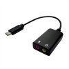 VALUE Adapter USB typu C - 2x 3,5 mm audio, męski/żeński, 0,13 m