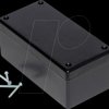 1594DSBK Universal housing, series 1594, 66 x 131 x 43 mm, black