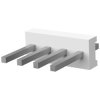 Pin header, 4 pole, pitch 3.96 mm, straight, natural, 640383-4