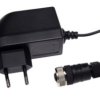 Zasilacz wtyczka zasilająca 75x34x43 100-240V AC 24V DC 1A 1,8m kabel wtyczka żeńska M12 PIN1/3 NY000003